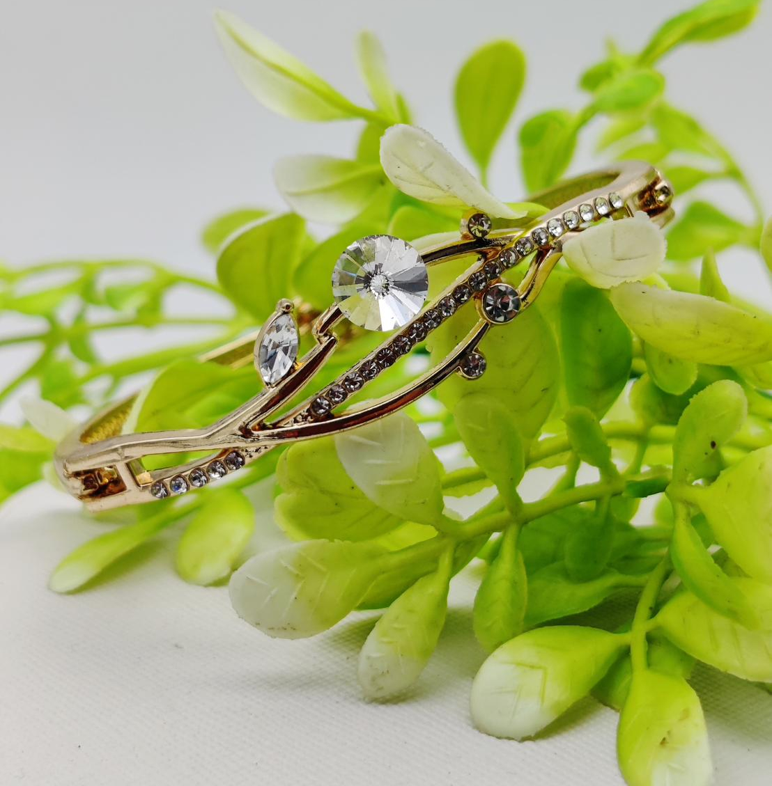 Elegant Adjustable Imported Crystal Vine Bracelet , A Dazzling Masterpiece | Best Quality Artificial Bracelet For Girls & Women | Imported Glamour for Every Occasion