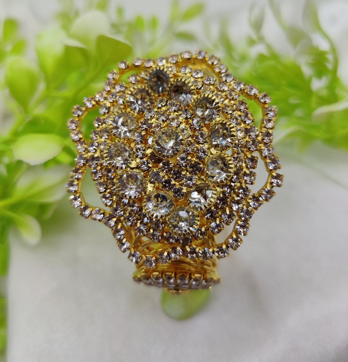 Imported Exquisite Adjustable Imported Crystal Embellished Bracelet | Adjustable Bracelet , Best Quality Artificial Bracelet For Girls & Women | Bracelet For Every OccasionÂ - Random Color