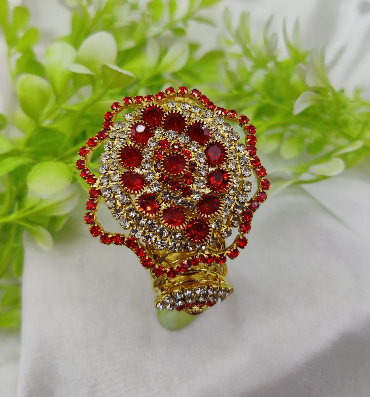 Imported Exquisite Adjustable Imported Crystal Embellished Bracelet | Adjustable Bracelet , Best Quality Artificial Bracelet For Girls & Women | Bracelet For Every OccasionÂ - Random Color